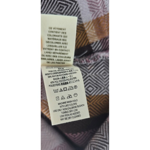 Free People Easy Street Shirt Plaid Button Up Medium - Picture 5 of 6